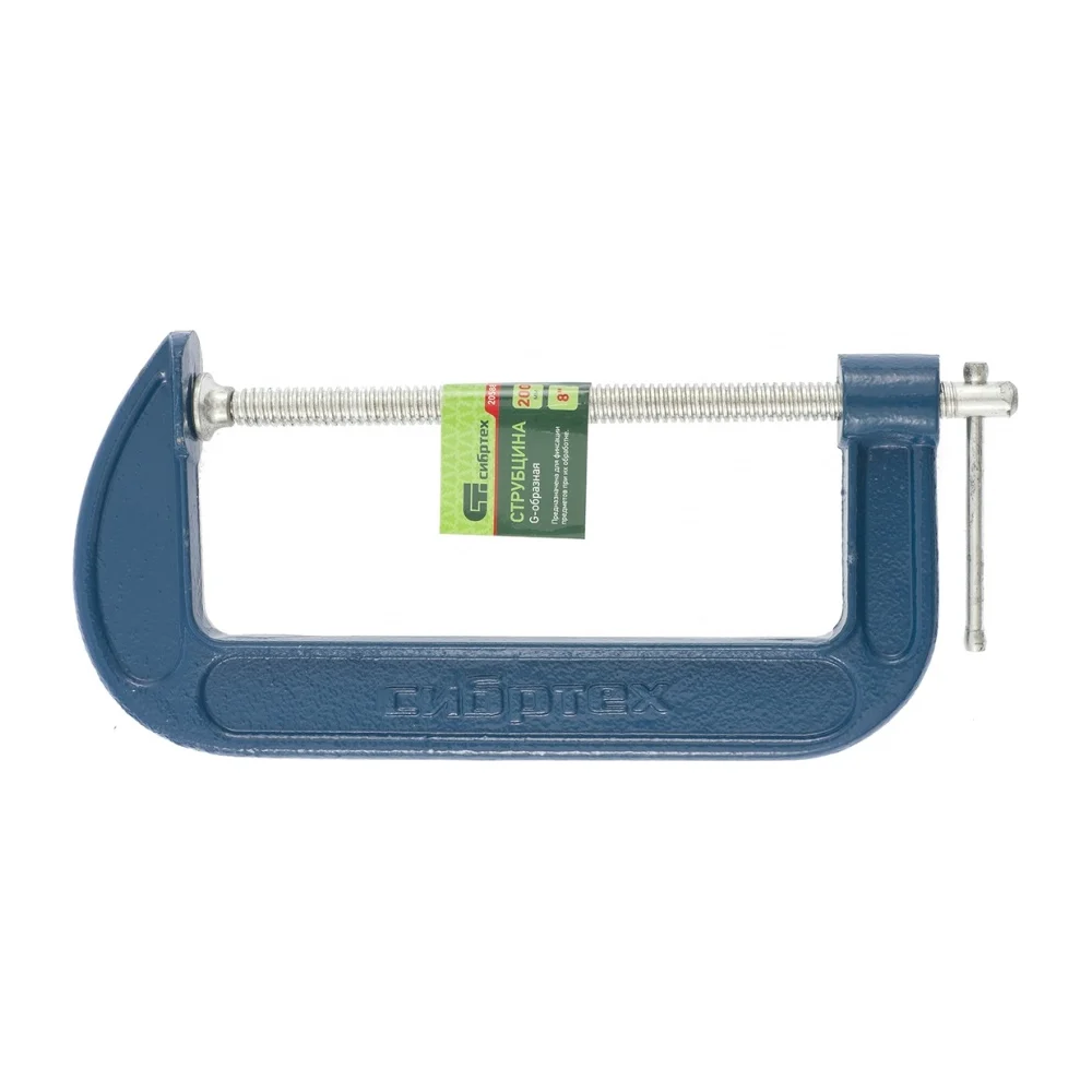 картинка G-образная струбцина СИБРТЕХ 20588 от магазина Одежда+