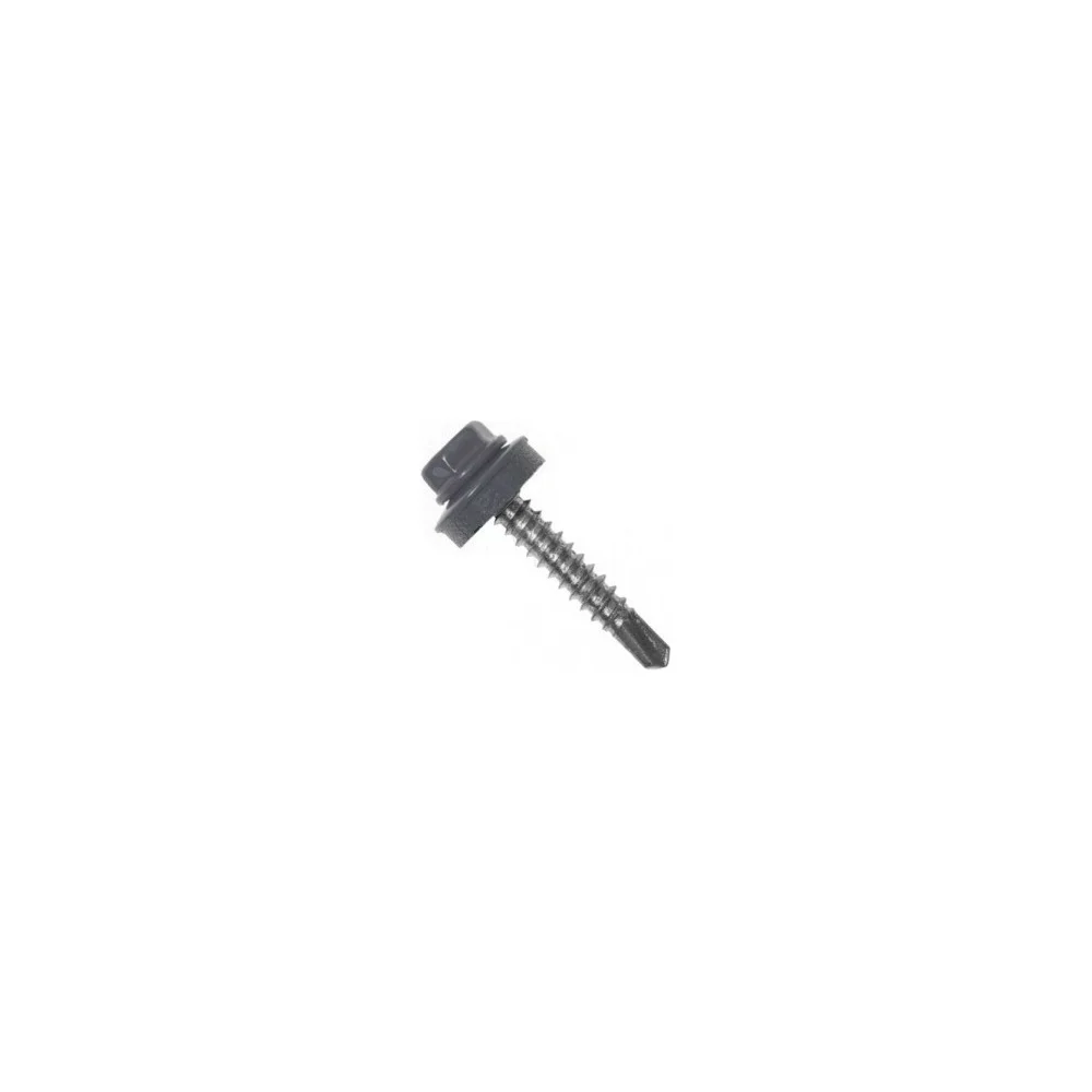 картинка Саморез по металлу Daxmer 4,8х19 RAL7004 (400 шт.) 310435 от магазина Одежда+