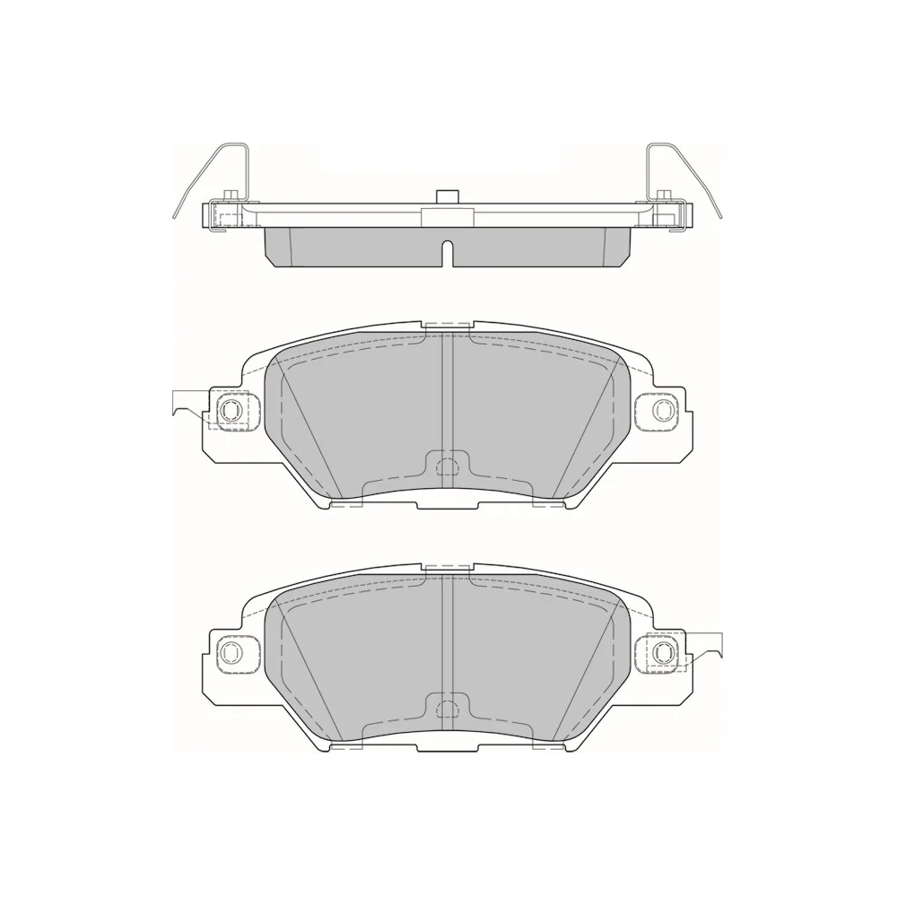 картинка Дисковые тормозные колодки Avantech AV192 1740228 от магазина Одежда+