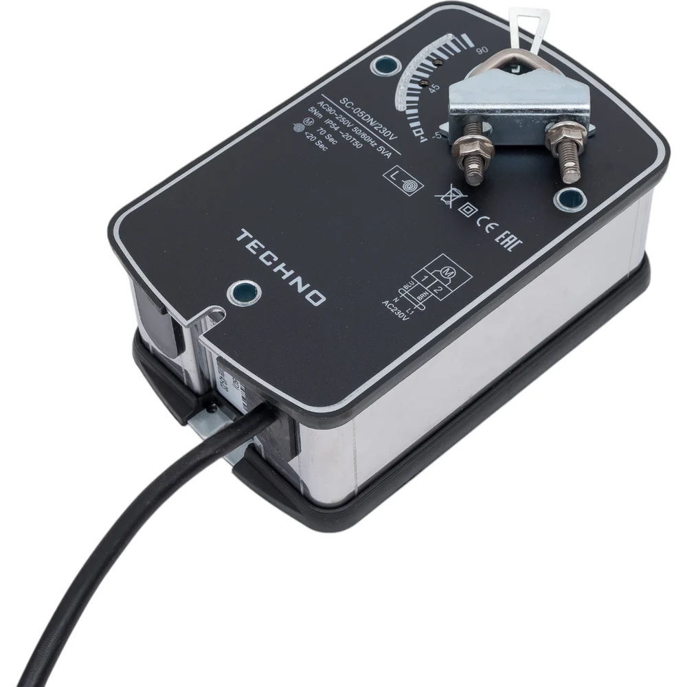 картинка Электропривод воздушной заслонки TECHNO SC-05DN/230V 210500 от магазина Одежда+