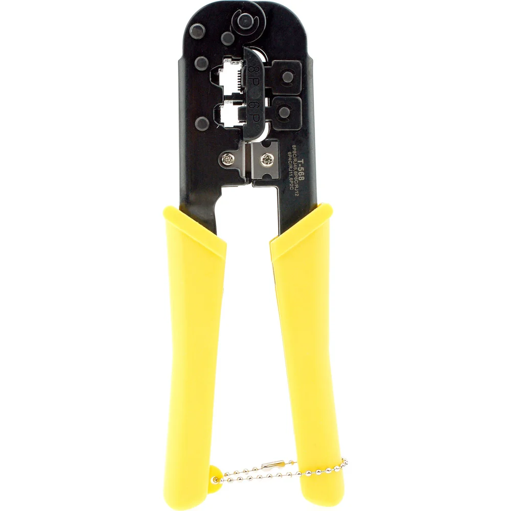 картинка Универсальный обжимной инструмент для витой пары и телефонной линии Cablexpert T-568 от магазина Одежда+