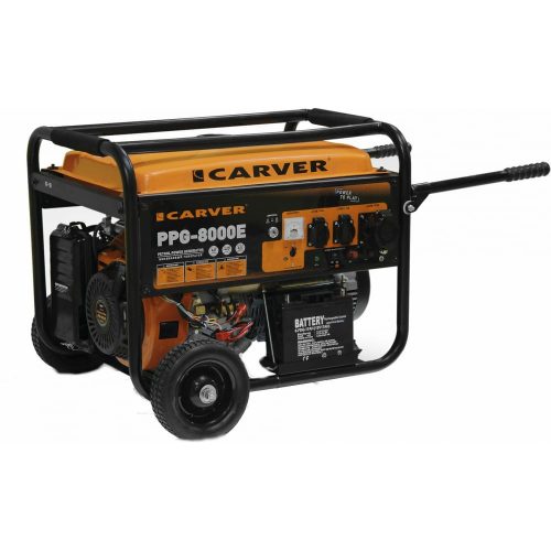 Бензиновый генератор CARVER 01.020.00006 PPG- 8000Е LT-190F