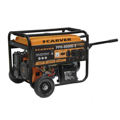 Бензиновый генератор CARVER 01.020.00013 PPG- 8000E-3